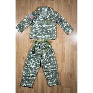 Dress Up America 2-piece Navy Seals Camo Costume (Boy’s Size S) Halloween • EUC